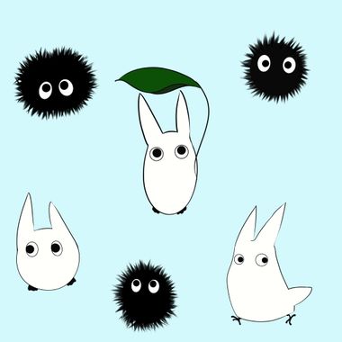 Small totoros and soot sprites